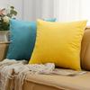 Large Velvet Backrest Throw Pillow for Sofa, Office, or Bedroom