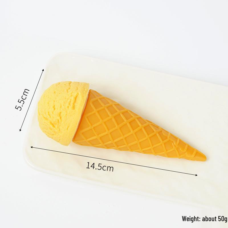 Realistic Ice Cream Cone Model for Shop Displays
