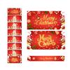 Red Envelope Christmas Surprise Party Money Box Gift Card Surprise Red Christmas Paper Folding Red Envelope.