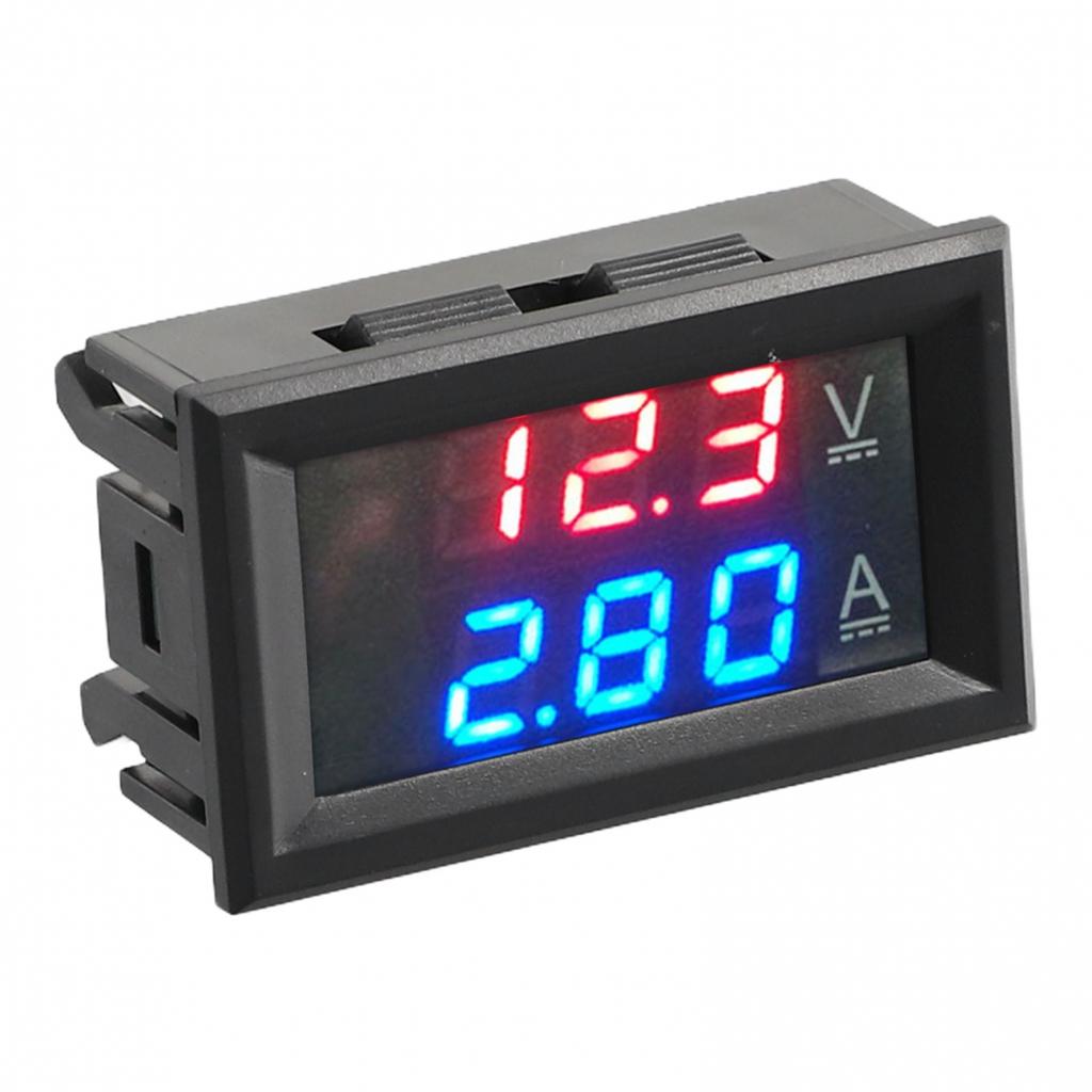Voltmeter Amperemeter Rot 100A Digital 48 X 29 X 21 Mm