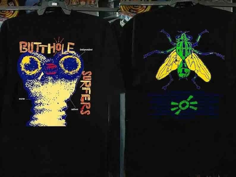 Vintage Butthole Surfers Independent Worm Saloon Tour 1993 T-Shirt 2XL