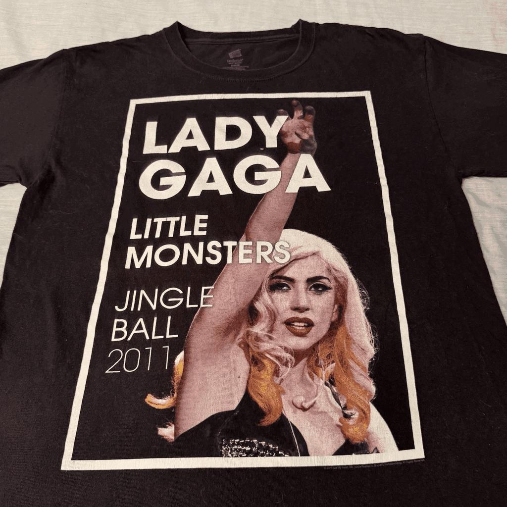 Cantante Famosa Americana LADY GAGA Poster Album Stampa Grafica Maglietta Streetwear Top Caldo Moda Larga Casual Oversize Cotone Uomo Donna Estate Nuova Maglietta