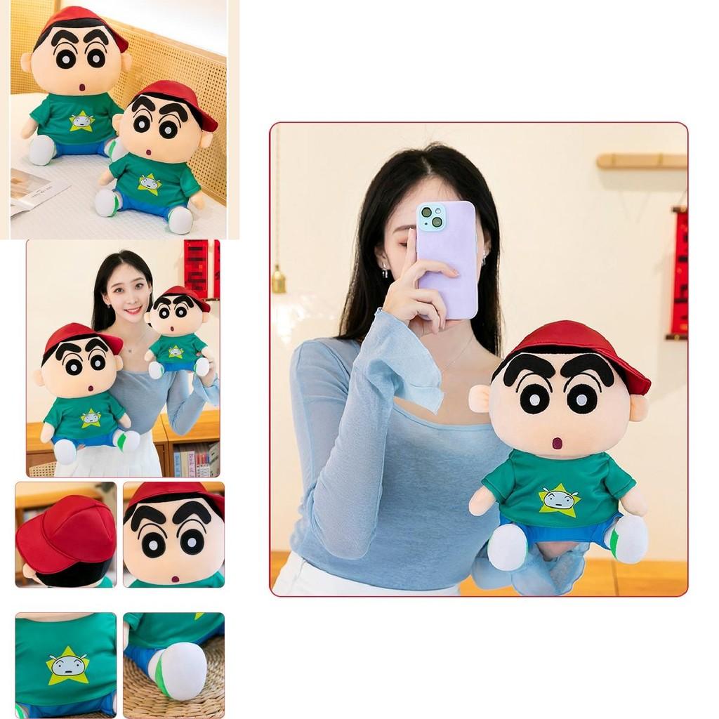 Adorable Crayon Shin Chan Plush Toy In Hoodie Design Soft And Cuddly Doll For Kids