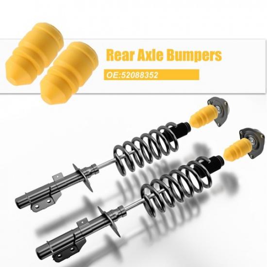 2pcs Car Rear Jounce Axle Bumpers 52088352 for Jeep Grand Cherokee WJ 1999-2004