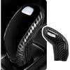 Carbon Fiber Gear Shift Knob Cover, Sport Style Trim Compatible with Cadillac XT4, XT5, XT6, CT5, CT6 2020 2021 2022 2023 2024