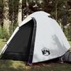 Vidaxl Tourist Tent, 2-Person, White, Blackout, Waterproof