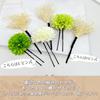 Baramoly Hair Preserved Artificial Japanese Purple Ornament, Shichi-Go-San, Coming-of-Age Ceremony, Flowers, Baby's Breath, Wedding, Graduation,