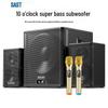 SAST A20 Home KTV Audio System with Bluetooth and Dual Mics CN Plug (adapter Included)