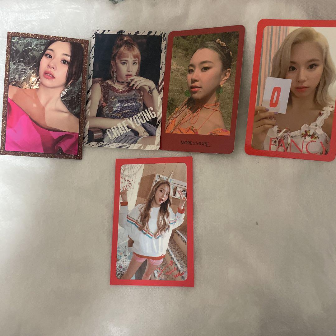 

[USED] TWICE Chaeyoung random trading cards etc. set