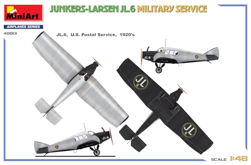Miniart 1/48 Junkers-Larsen JL.6 Military Plastic Model Kit MA48013 (Airplane)