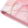 Marble A6 Budget Binder for w/ Budget Sheets Cash Envelopes Bag Colored Label Stickers for Budgeting Cash Budget Organiz