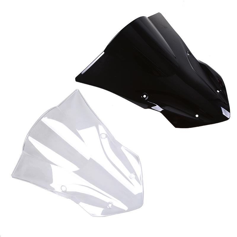 Windscreen Fit for Kawasaki Z900 2017-2018 Windshield Double Bubble Shield Deflector Fairing Bracket Motorcycle Accessories