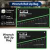 14 Pockets Roll Up Wrench Tool Storage Bag Portable Tool Organizer Pouch Durable Canvas Hand Tool Carrier Storage Bag for Garage