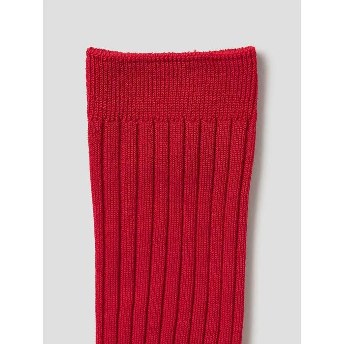 [8 Seconds] Basic Ribbed Loose Long Socks Red (3566KTAM46)