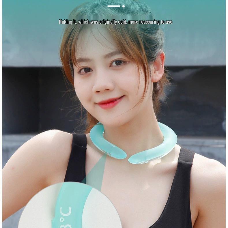 Summer Cooling Ice Neck Ring: TikTok Style Heatstroke Prevention for Students