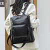 Double-shoulder Backpack for Ladies, Large Capacity, Simple Design, Travel Bag with Multiple Functions, Single Shoulder Bag