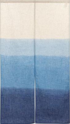 Noren Kobo Noren Linen or Linen Gradient 85cm Wide X 150cm Japanese Japanese for 27068 Curtain, Blend, Pattern, Long, Modern, Style, Shops, Hawaiian,