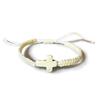 Unisex Holiday Gifts Hand Weaving Anklets Adjustable Couple Bracelets Turquoise Cross Bracelet Women'S