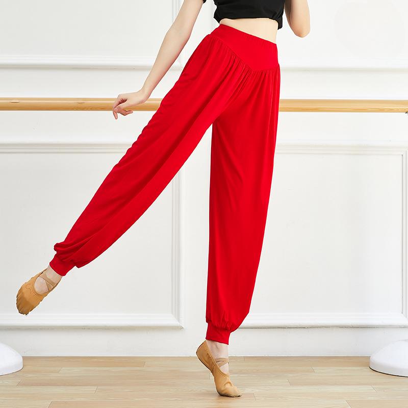 Lässiges Tanzkostüm Bloomers Damen Weite Übungshose Erwachsene Lateinamerikanische Tanzhose
