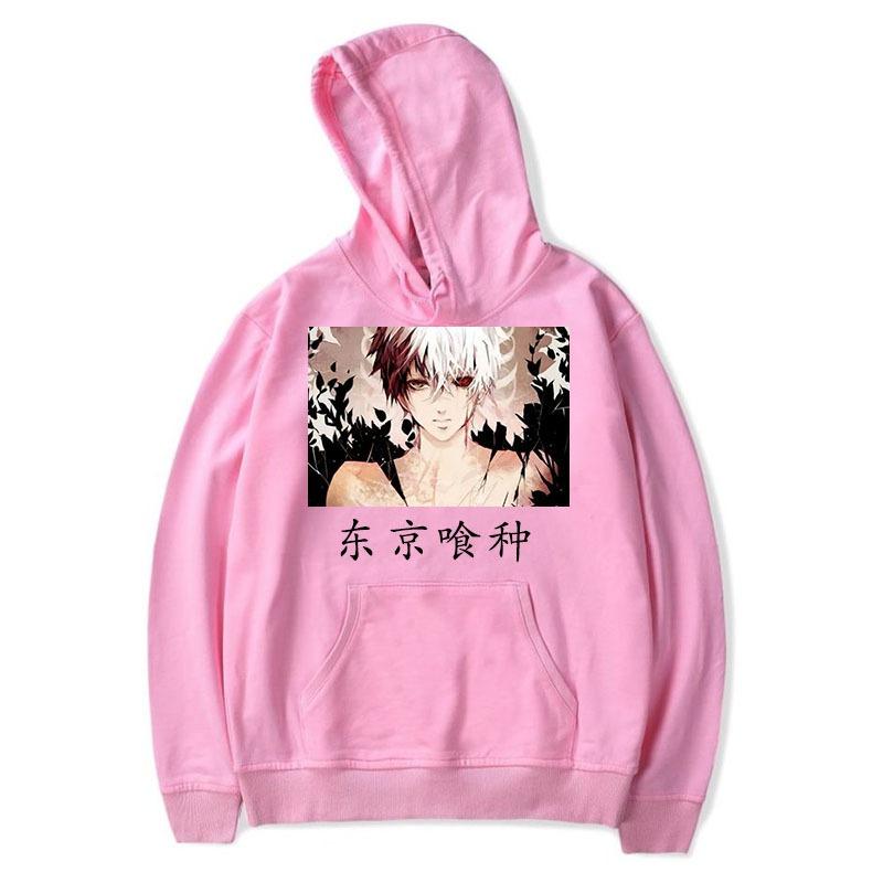 Tokyo Ghoul Kaneki Ken Japanese Animation Men's Hoodie Sweatshirt Men Womnen Fashion Design Pullover Men's Fleece Hoodies