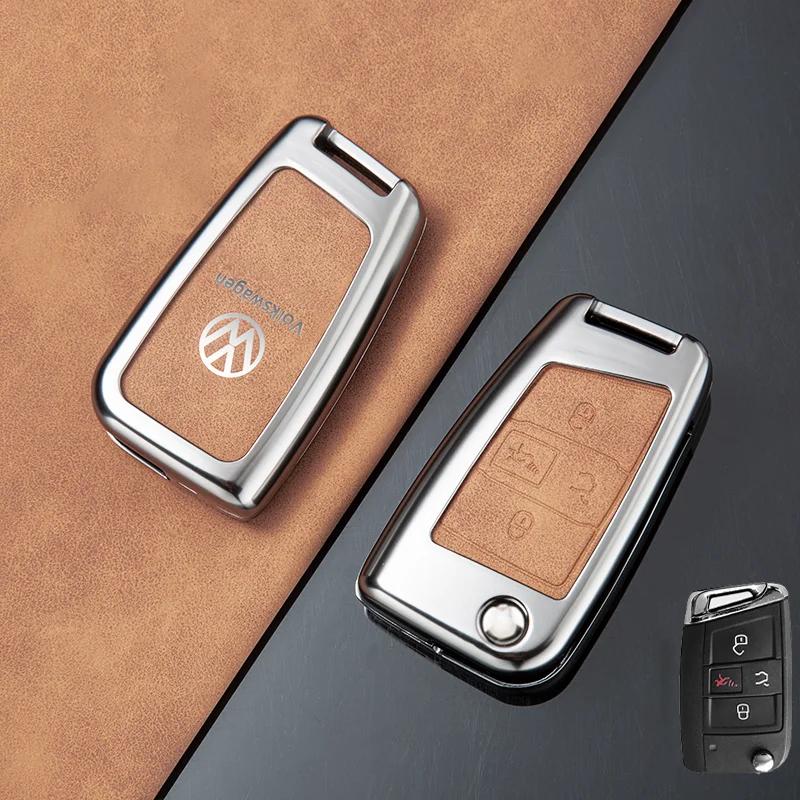 

VW GTI GOLF 2026 Hot For VW VOLKSWAGEN 4 Buttons Car Smart Remote Key Case Cover Shell For Volkswagen VW Golf 7 ALLTRACK MK7 Tig