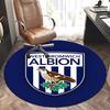 West Bromwich Albion Chair Mat Round Rug-Office Carpet, Non-slip, Suitable for Living Rooms, Bedrooms Decor.1205028a
