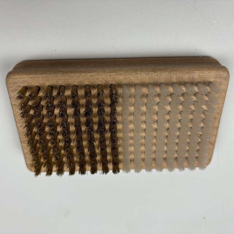QSGYSY Ski Board Waxing and Polishing Brush - Nylon, Horsehair, Copper Wire Cleaners
