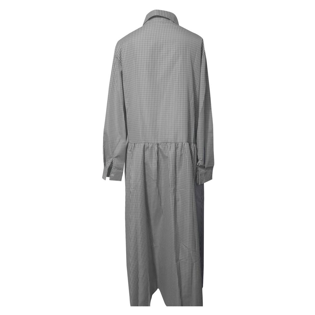 Elegantes kariertes Hemdkleid für Damen