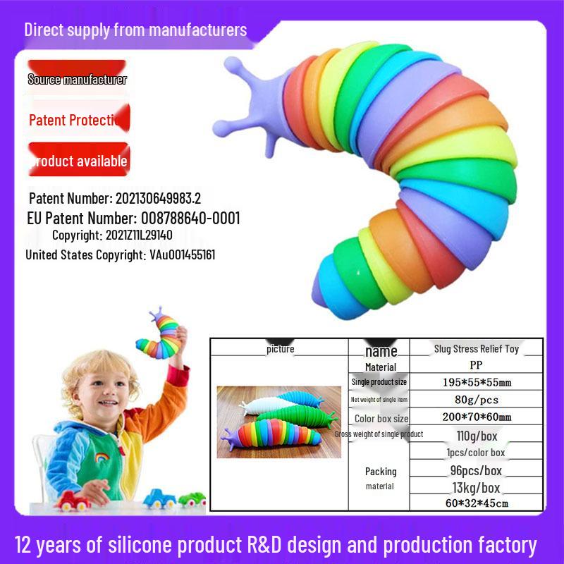 

Cross-border Snail Slug Stress Relief & Educational Toy for Kids