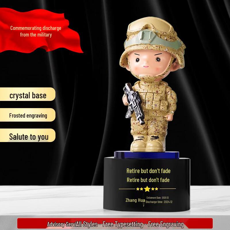 Ironclad Hero Military Retirement Souvenirs & Trophies
