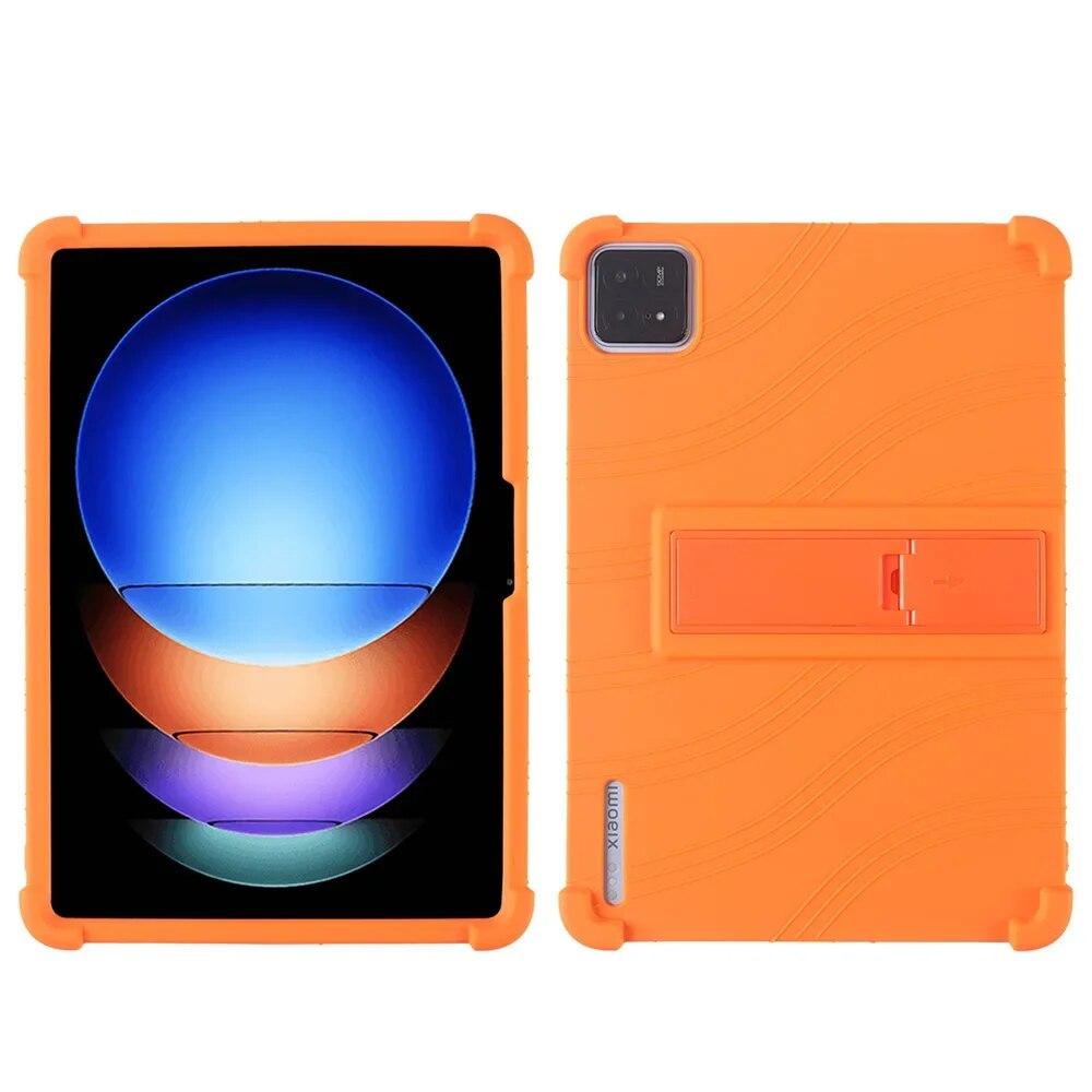 For Xiaomi Mi Pad 6S Pro 12.4 Case Tablet Shockproof Tablet Cases Cover Teclast Soft Silicon Stand Protective Shell