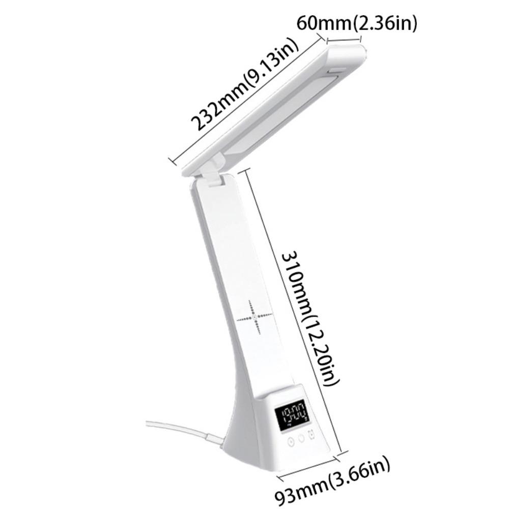 Dimmable Wireless Charging Desk Lamp Folding Design Eye-care Desk Lamp  Office Use