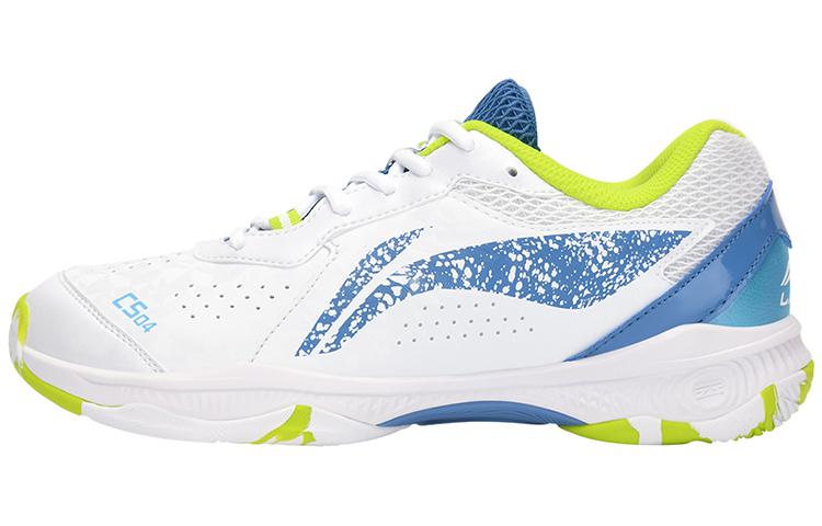 Li Ning Нескользящие, Износостойкие, Дышащие, Легкие Низкие Бадминтонные Кроссовки Унисекс Парижский Синий AYTS061-2 36