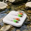 Carbon Fiber Fly Fishing Lures Realistic Hair Tail Lures With 3D Eyes & Sharply Hook For Basses Trouts & Saltwater Fish