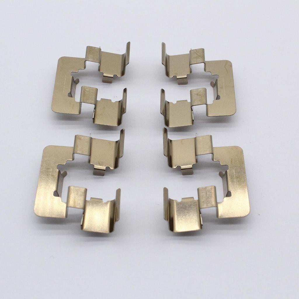 4Pcs Rear Brake Pad Fitting Clips Shim Solid Discs Pads Accessory LX0534 Metal for Bpf1781A