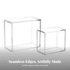 Transparent Acrylic Display Box with Lid Dustproof Case Easy
