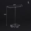 Clear Headband Holder Rack Acrylic Detachable Necklace Bracelet Display Stand Hair Accessory Bar Durable For Hairband Organizer