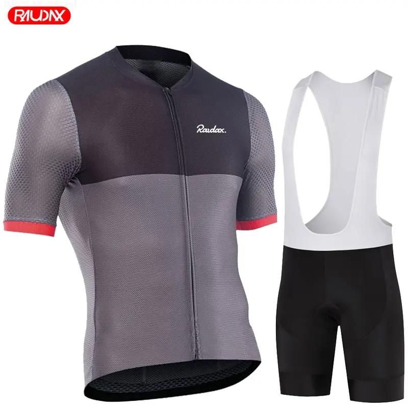 2026 Summer Breathable Cycling Suit Set Raudax Men Quick-Dry Mountain Bike Cycling Clothing Ropa Ciclismo Verano Triathlon Cycling Wear