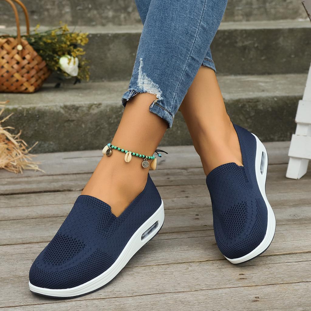 Damen Sneaker 2024 Neu Frühling Herbst Leicht Lässig Outdoor Flach Designer Schuhe Slipper Schuhe Sneaker Übergröße