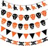 Hanging Happy Halloween Banner Party Decor Pull Flag  Halloween Party Decoration
