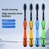 3/5/10 Pcs Manual Toothbrushes Ultra Soft Charcoal Bristles Non Slip Handle For Adult Daily Home Oral Care