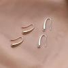 Minimalist Water Drop Stud Earrings for All-Day Wear, Comfortable for Sleeping, Trendy, Individually Styled Ear Hooks, Popular Celebrity Accessory.