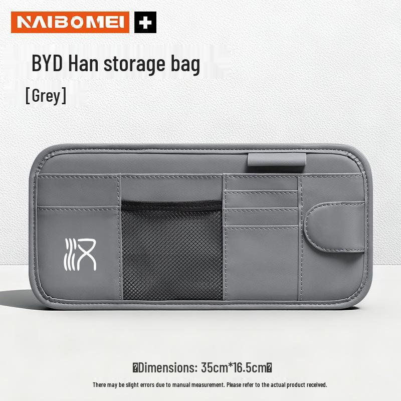BYD Han EV Sun Visor Glasses Clip & Multifunctional Card Holder