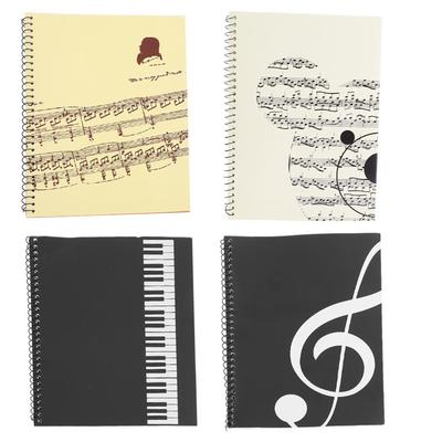 Notenheft 50 Seiten Notenlinienheft Musikmanuskriptpapier