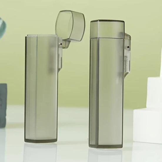 Boîte de Rangement Transparente et Portable pour Cure-dents, Support Distributeur Polyvalent pour Coton-tiges, Mini Organisateur de Cure-dents, Récipient pour Voyage en Extérieur