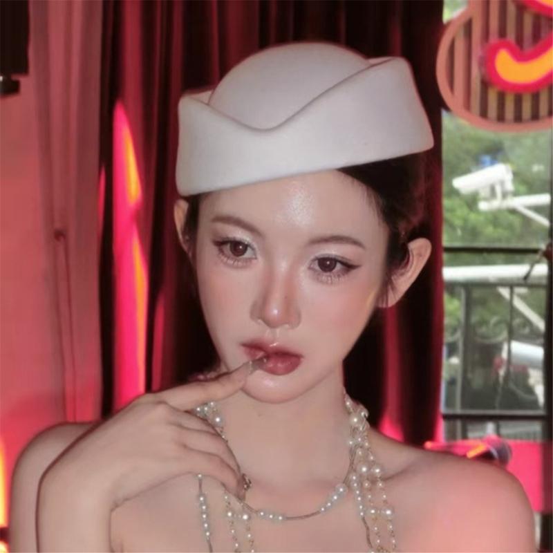 Classical Beret Hat Fashionable Design Fascinator Hat for Women Formal Occasion Cocktail Party Dressingup Headpiece