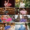 Vintage Style Folding Fan with Tassel Dance Fan Multipurpose Handheld Fan  Wedding Party
