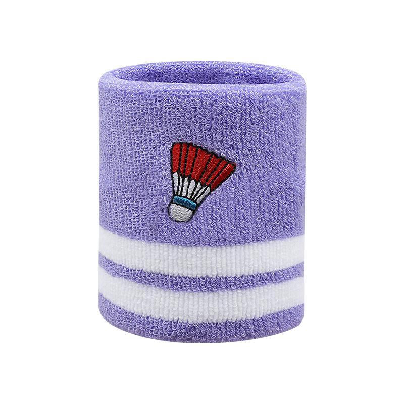 

Unisex Sweat-Absorbent Embroidery Wristband for Badminton, Tennis, Running - Sports Protective Gear One Size