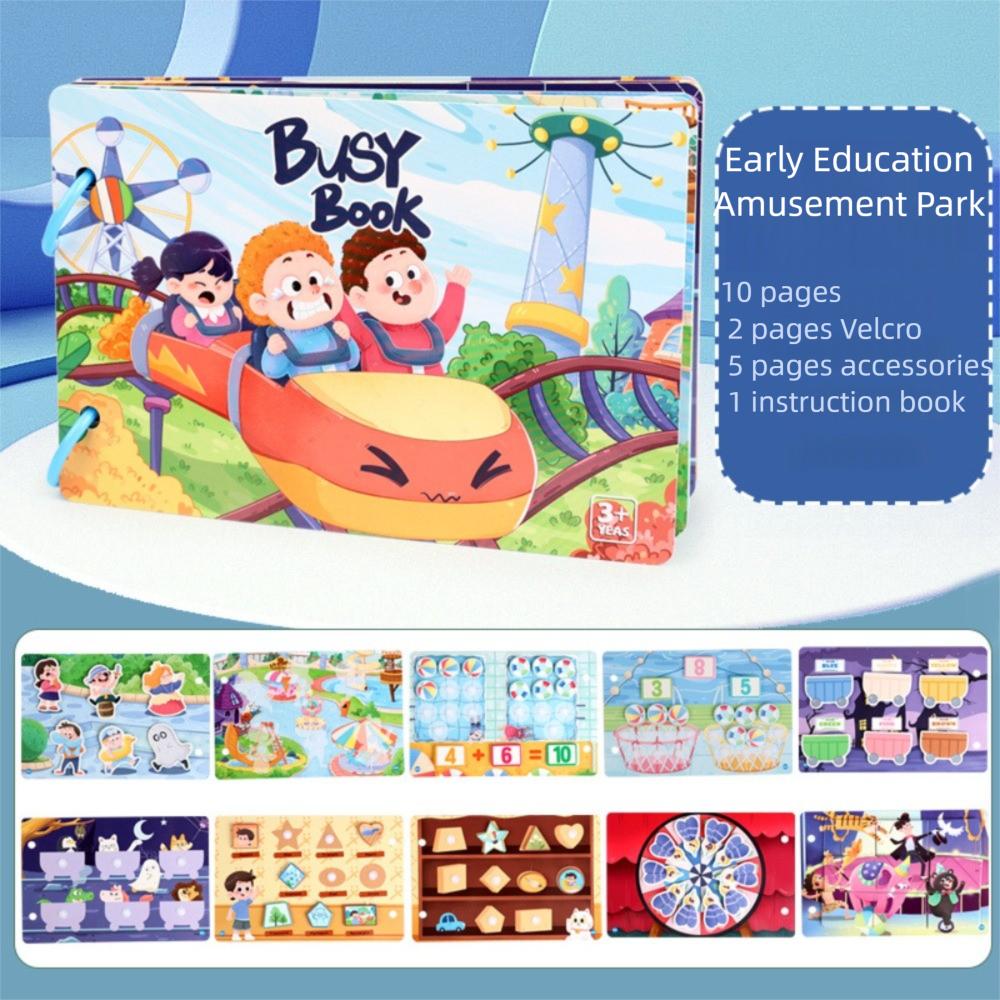 for Toddlers My Preschool Busy Book Learning Activities Education Workbook Preschool Busy Book Creative Gift Toddler Busy Book