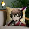 Cool O-Osamu D-Dazai Anime Pillow Case Custom Printed Brushed Fleece Pillow, Baby Skin-Touch, Eco-Friendly Dye-Sublimation Cushi